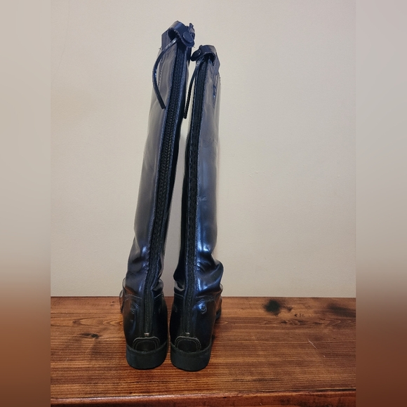 Amazonas leather knee high black riding boots - Picture 4 of 5